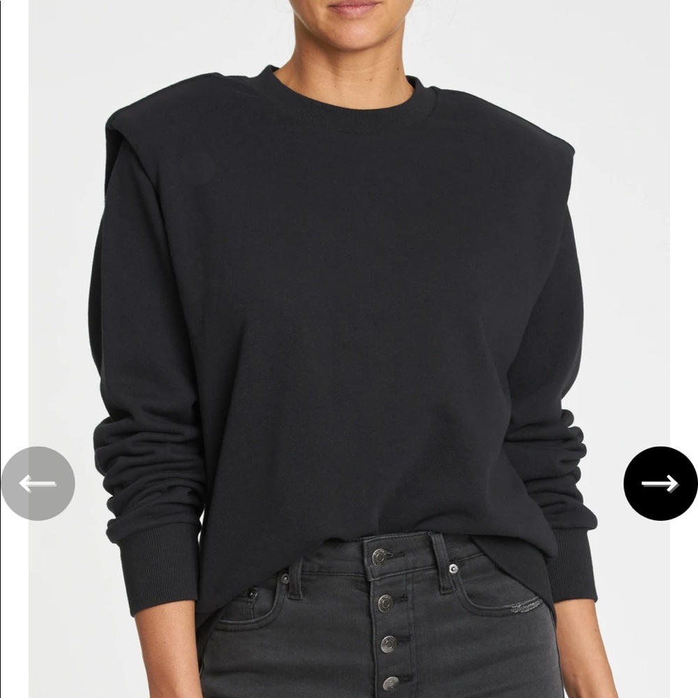 Pistola Strong Shoulder Sweatshirt, NWT! - Picture 4 of 5